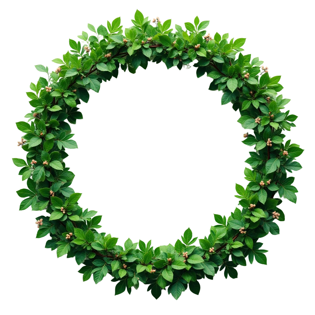 Green Leaf Wreath